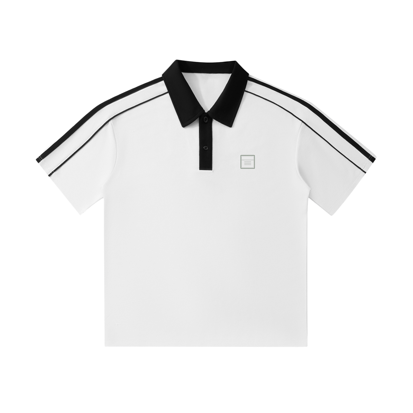 Tally Contrast Collar Short-Sleeve Polo Shirt