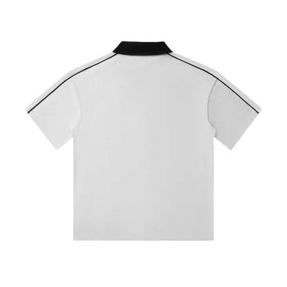 Tally Contrast Collar Short-Sleeve Polo Shirt