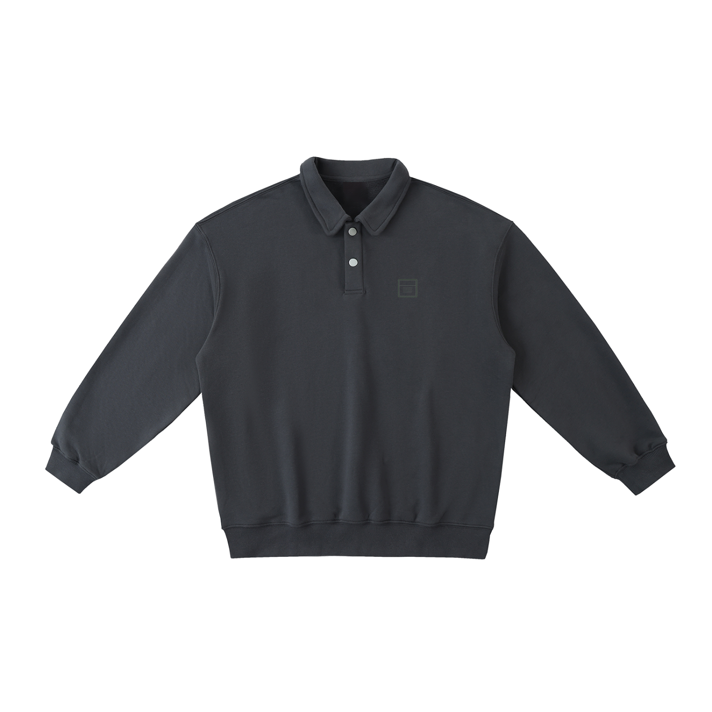 Tally Heavyweight Polo-Collar Sweatshirt