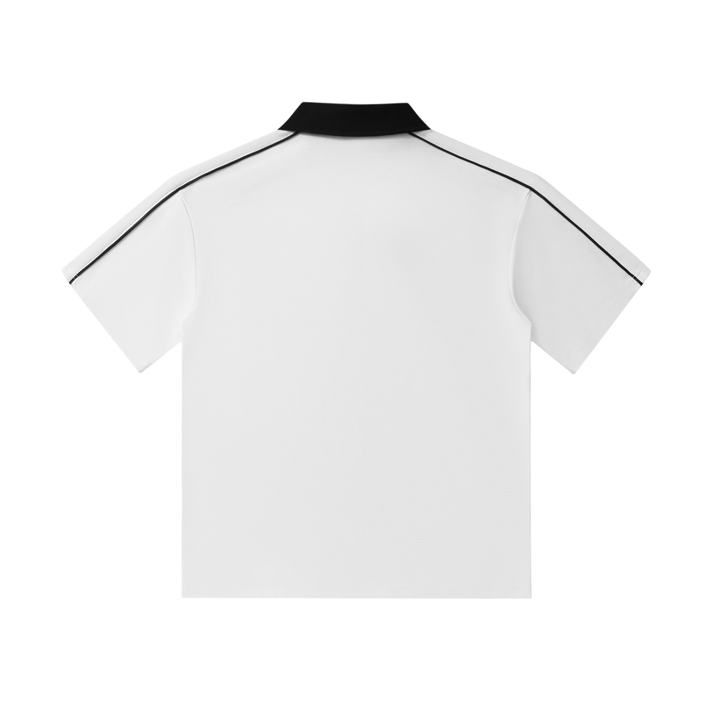Tally Contrast Collar Short-Sleeve Polo Shirt