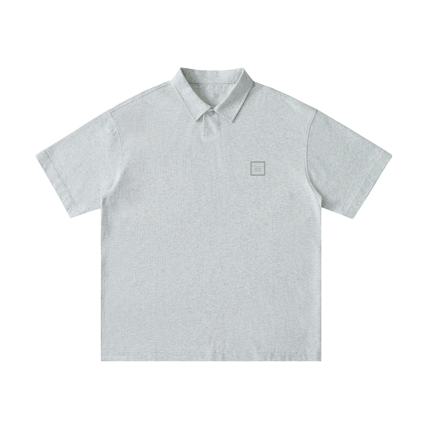 Tally Loose Cotton Short-Sleeve Polo Shirt
