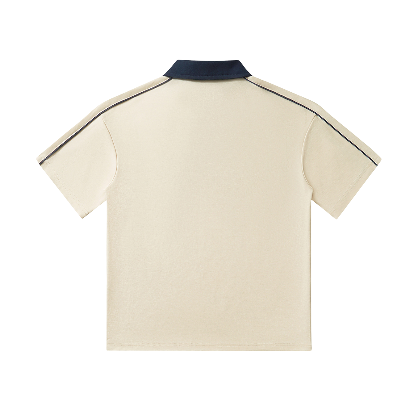 Tally Contrast Collar Short-Sleeve Polo Shirt