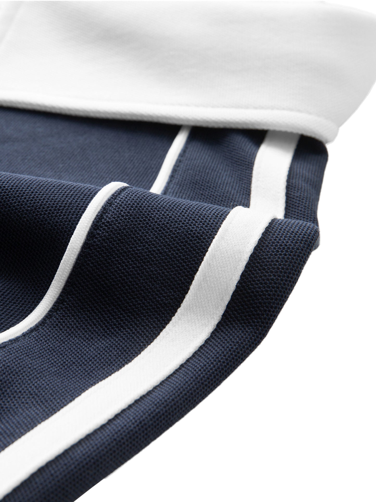 Tally Contrast Collar Short-Sleeve Polo Shirt