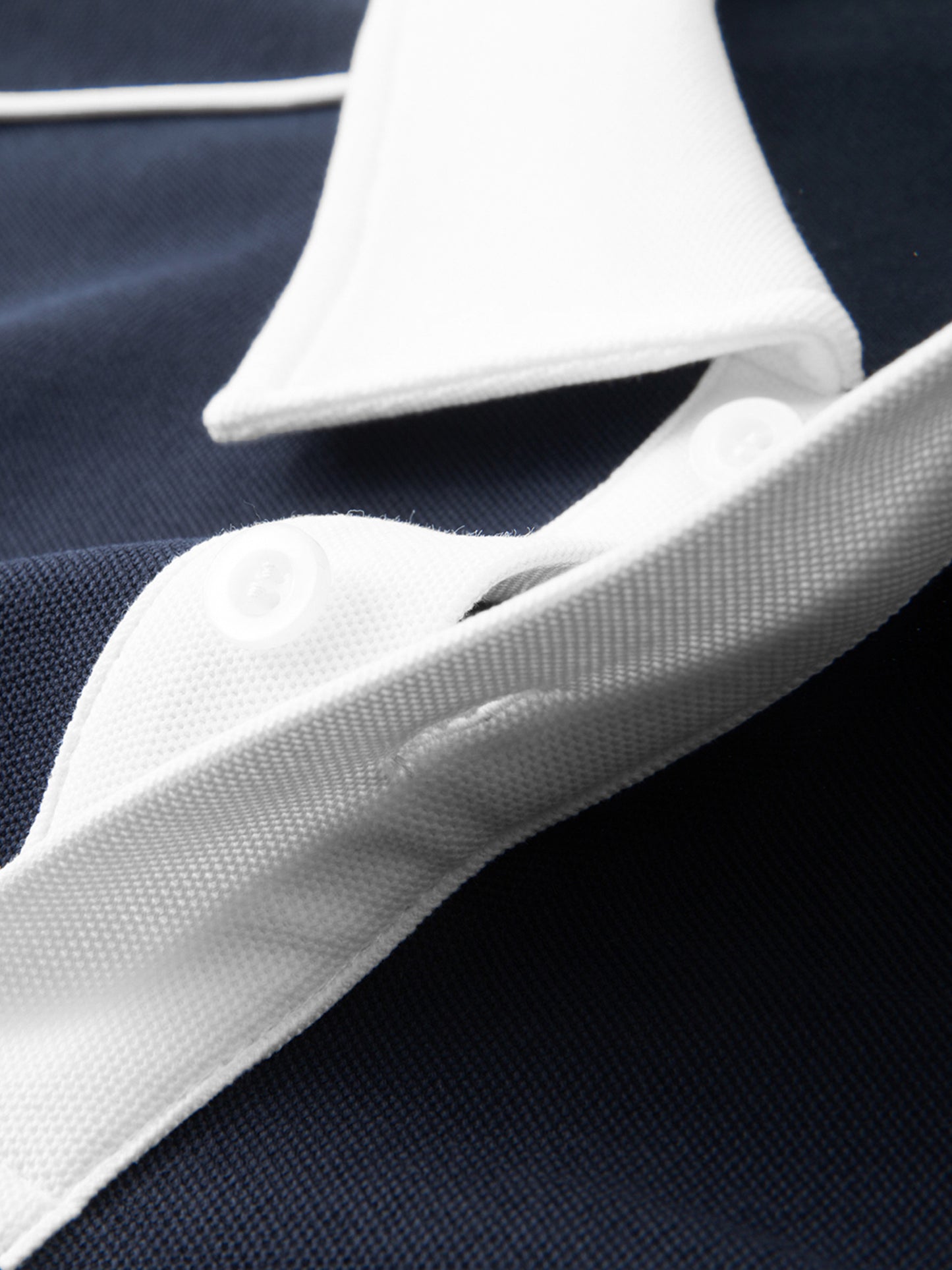 Tally Contrast Collar Short-Sleeve Polo Shirt