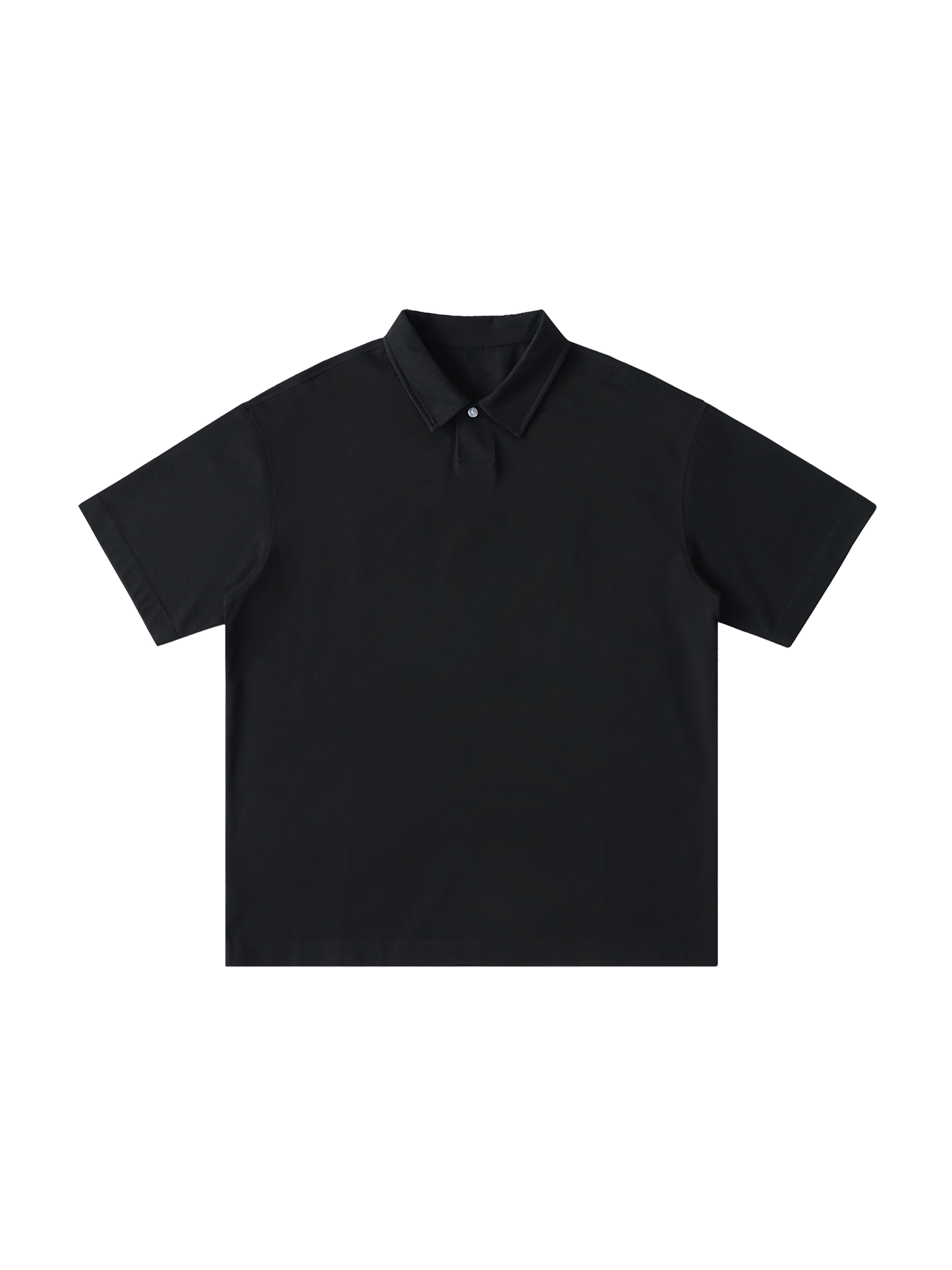 Tally Loose Cotton Short-Sleeve Polo Shirt