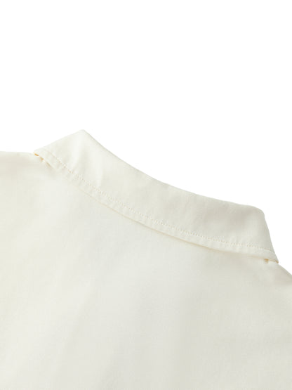 Tally Loose Cotton Short-Sleeve Polo Shirt